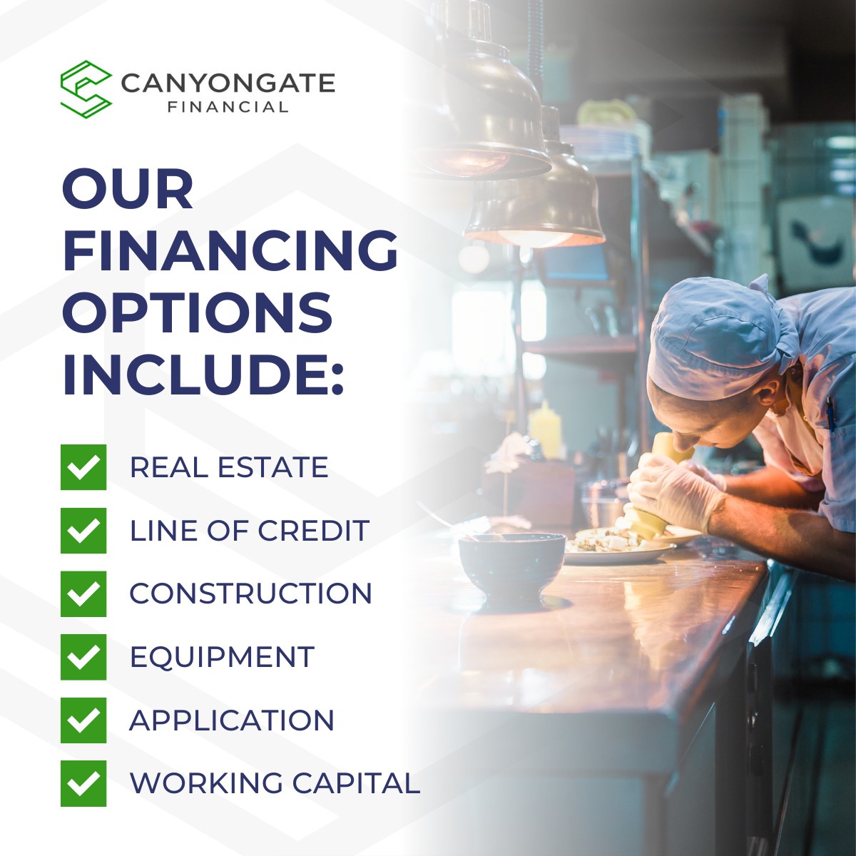 Multiple Financing Options