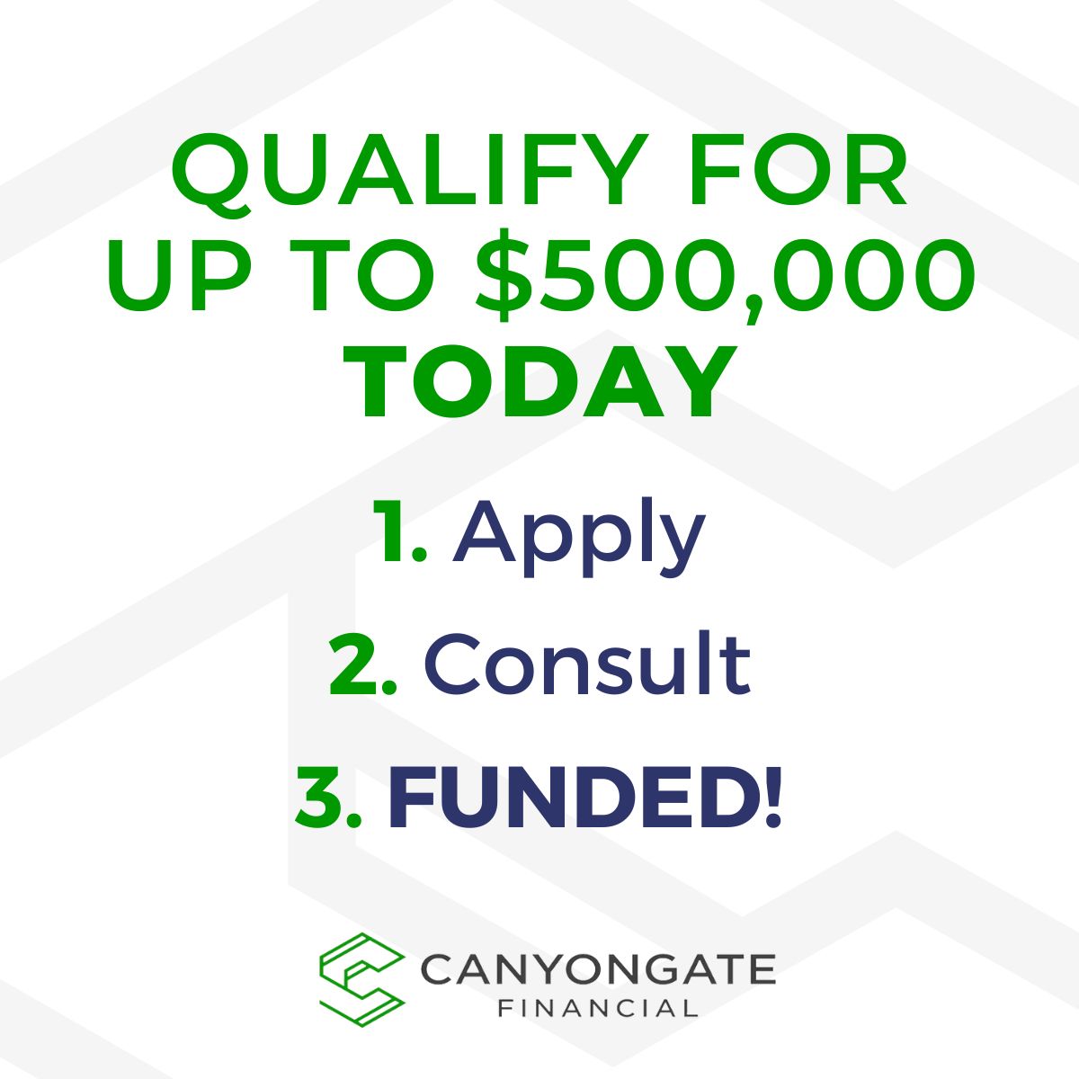 Qualify for Up tro $500K Today